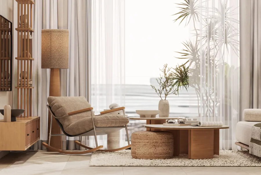 Studio living area
